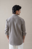 Grey Refined Casual Shirt