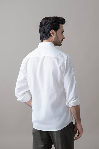 White Sovereign Casual Shirt