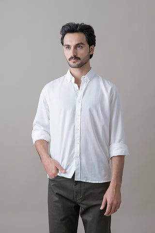 White Sovereign Casual Shirt