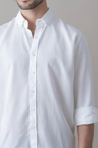 White Sovereign Casual Shirt