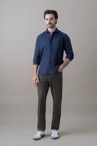 Navy Sovereign Casual Shirt