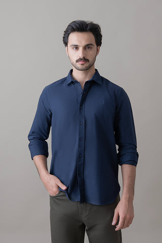 Navy Sovereign Casual Shirt