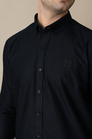 Black Heritage Casual Shirt