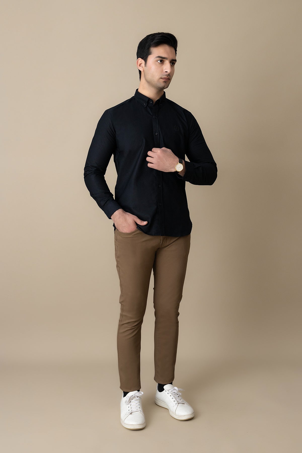 Black Heritage Casual Shirt