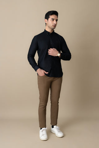 Black Heritage Casual Shirt