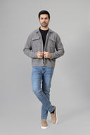Grey Contemporary Jacket