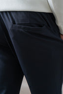 Navy Knitted Trouser