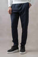 Navy Knitted Trouser