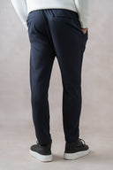 Navy Knitted Trouser