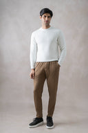 Brown Knitted Trouser
