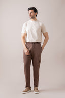 Brown Knit Trouser