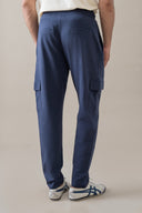 Navy Knit Trouser