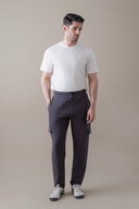 Charcoal Grey Knit Trouser