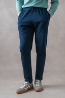 Navy Knitted Trouser