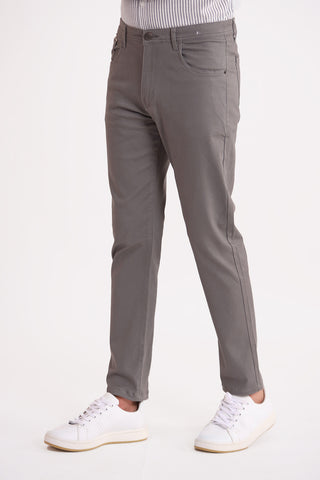 Grey Basic 5 Pocket Pant RTBS233106-GR