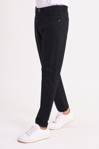 Black Basic 5 Pocket Pant