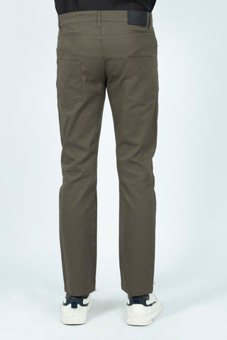 Smart Fit Olive Basic 5 Pocket Pant RTBS240296-OL