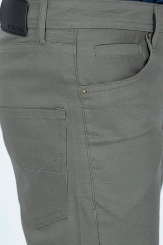 Smart Fit Grey Basic 5 Pocket Pant RTBS240297-GR