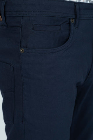 Smart Fit Navy Basic 5 Pocket Pant RTBS242598-NY