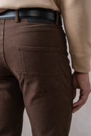Dark Brown 5 Pocket Pant
