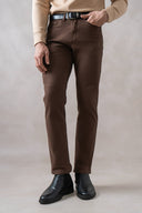 Dark Brown 5 Pocket Pant
