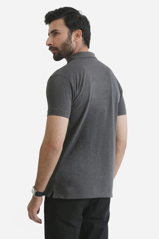 Charcoal Grey Polo Shirt RTCF240245-CG