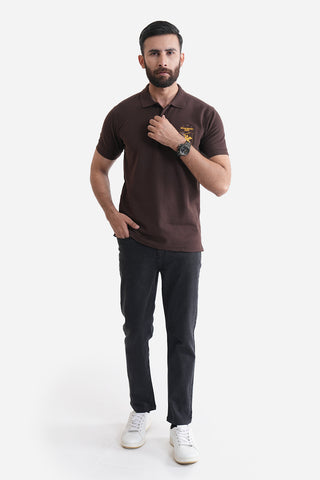 Brown Polo Shirt RTCF240247-BR