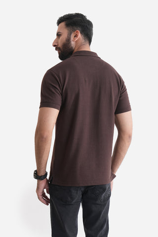 Brown Polo Shirt RTCF240247-BR