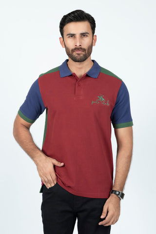 Maroon Polo Shirt RTCF240693-MR RTSF240692-MR