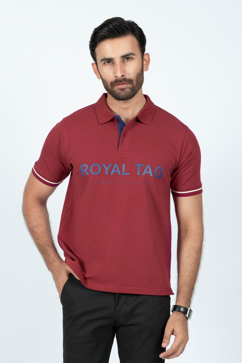 Maroon Polo Shirt RTCF240703-MR RTSF240704-MR