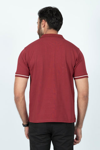 Maroon Polo Shirt RTCF240703-MR RTSF240704-MR