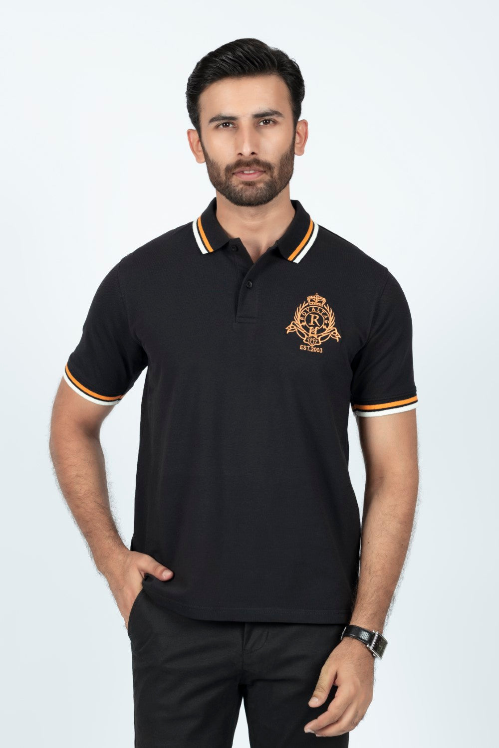 Black Polo Shirt RTCF240732-BK RTSF240733-BK