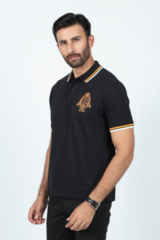 Black Polo Shirt RTCF240732-BK RTSF240733-BK