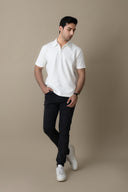 White Refined Polo