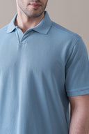 Sky Blue Modern Polo