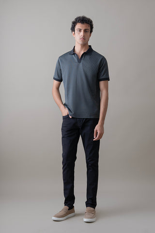 Charcoal Grey Imperial Polo
