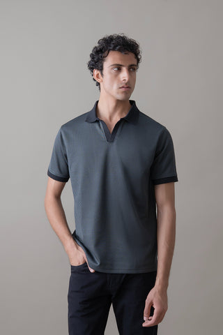 Charcoal Grey Imperial Polo