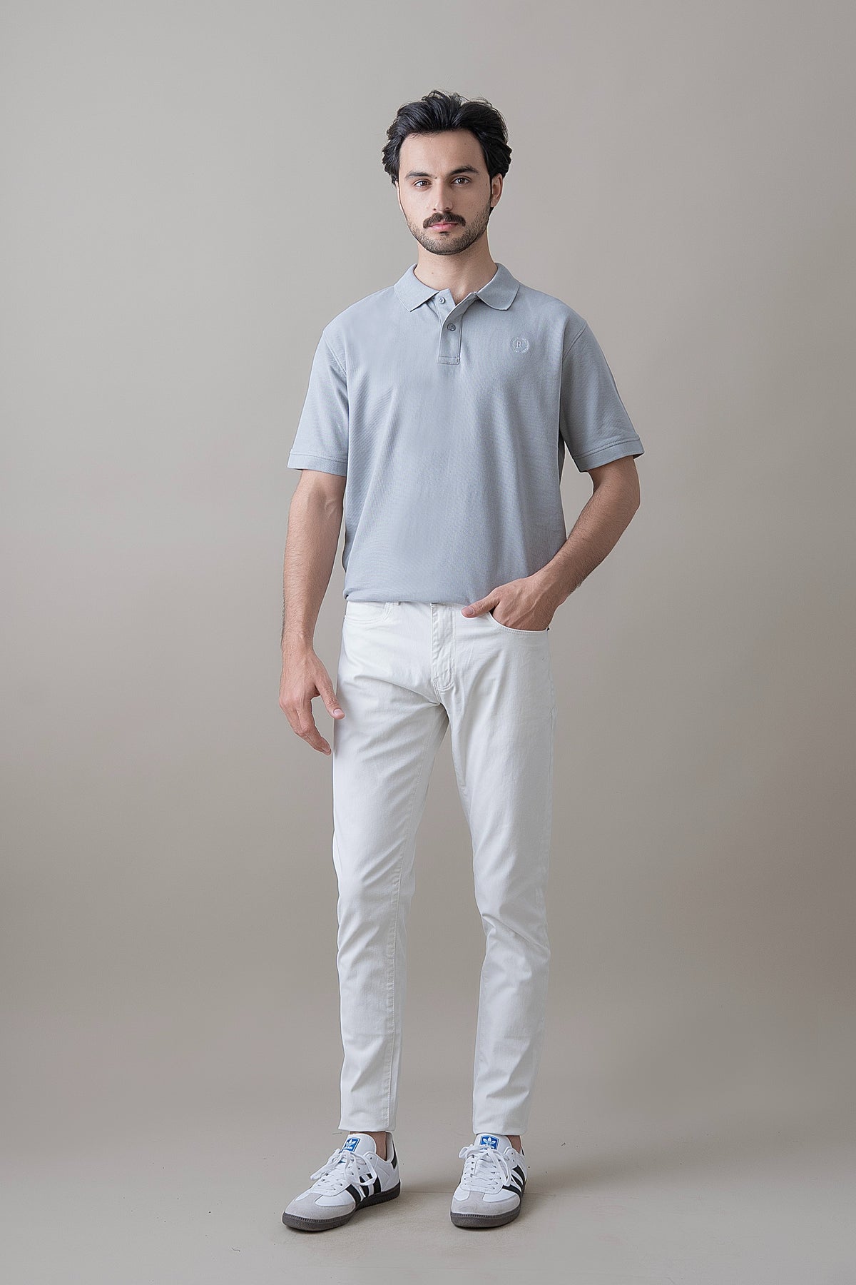 Light Grey Royale Polo
