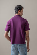 Purple Classic Fit Polo