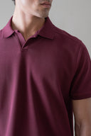 Maroon Essential Polo