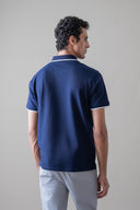 Navy Modern Polo