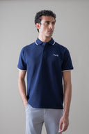 Navy Modern Polo