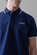 Navy Modern Polo