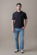 Black Essential Polo