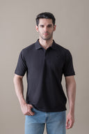Black Essential Polo