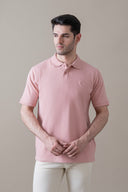 Pink Essential Classic Fit Polo