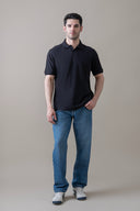 Black Essential Polo