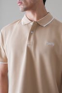 Beige Essential Polo