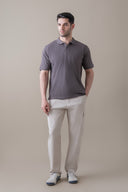 Grey Heritage Polo