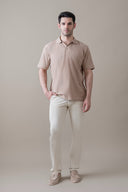 Beige Signature Polo